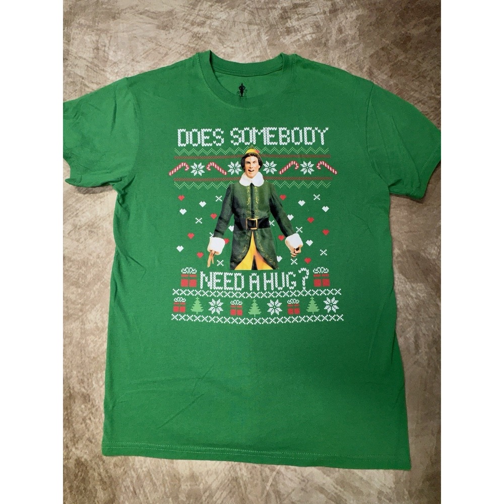 Buddy The Elf TShirt XL Does Somebody Need A Hug Christmas Shirt Holiday Shirt